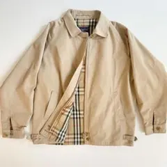 英国製 80s burberrys スウィングトップ ベージュ ハリントン