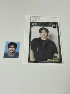 Snow Man 目黒蓮 アイドルPOWERカード 証明写真