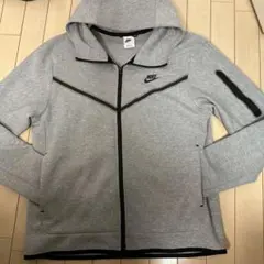 ナイキ　テックフリース　セットアップ　グレー　上XL下M
