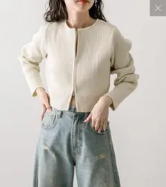 新品タグ付き★mystic Wジップニット