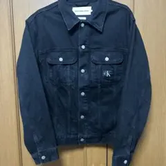 Calvin Klein Jeansデニムジャケット 黒色Lサイズ　人気モデル‼️