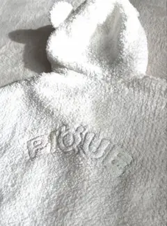 plaque ベビーポンチョ 80-90 ホワイト