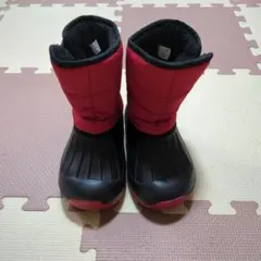 スノーブーツ　17cm　赤