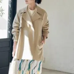【美品】green label relaxing ミドル トレンチ コート