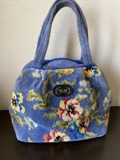 FEILER フェイラー アネモネ柄バック　限定品　ブルー