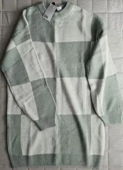 【新品未使用】H&M　長袖ニットワンピース　xs