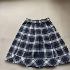 THE SCOTCH HOUSE チェック柄プリーツスカート 120Aのサムネイル