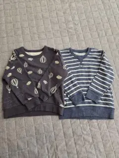 トレーナー 2枚セット 100cm スウェット100cm2枚セット