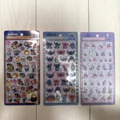 ボンボンドロップシール　スティッチ、ズートピア、オイスター