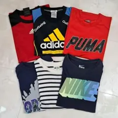【まとめ売り】男の子 【Nike/Puma/Adidas】 Tシャツセット