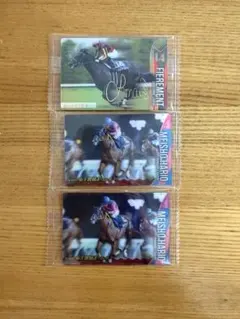 サラブレッドホースコレクション フィエールマン金箔サイン入り+他5枚