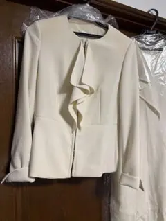 現行*極美品◇MaxMara 白タグ 最高級スカートセットアップ ベージュ 38