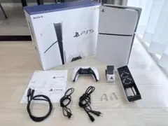 新型PS5 Slim 本体 CFI-2000 A01【モンハンワイルズ付き】