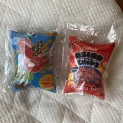 Calbee キーホルダーセット (Shrimp & Asian Chips)