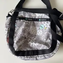 レスポートサックショルダーバック ピーナッツコラボ スヌーピー スモールジェニー