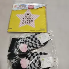 新品 星のカービィ きんちゃく ＆ キッズソックス 19-21cm