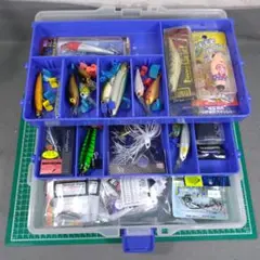 釣り具バス釣り　ルアー　ジグラバー　多数BOXケース付き 釣り具バス釣り ルアー ジグラバー 多数BOXケース付き - メルカリ