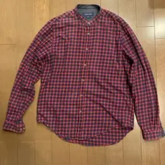 ZARA MAN スリムフィット 長袖シャツ 赤黒チェック