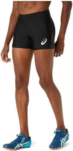 ASICS 陸上用パンツ ブラック 陸上ウェア グラフィックショートタイツのサムネイル