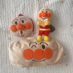 アンパンマン ぬいぐるみ ティッシュケースセット