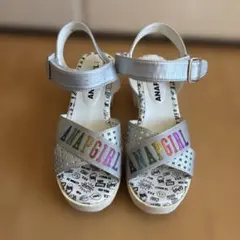 23.0cm ANAP GIRL シルバーサンダルのサムネイル