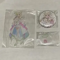 映画 キミプリ キュアズキューン アクリルスタンド 缶バッジ 2個セット