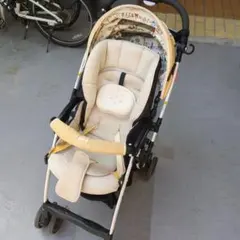 ベビーカー ラクーナビッテ量対面可能 4輪 黄色アップリカ - メルカリ