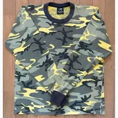 【超希少】ROTHCO 長袖Tシャツ スティンガーイエローカモ USA製 Lのサムネイル