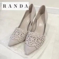 【新品・未使用保護シート付】RANDA♡デザインカットポインテッドトゥ＊パンプスのサムネイル
