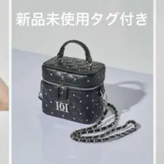 Darich キルティングビジュースクエアミニバッグ バニティ BLK ブラック ダーリッチ Darich キルティングビジュースクエアミニバッグ
