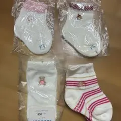 ファミリア　新品靴下3足セット 7-9cm おまけ付き