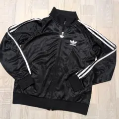 レディース adidas アディダス トラックジャケット 黒色 ブラック 00年
