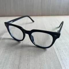 新品未使用　サングラス　nanala kamakura 偏光　伊達メガネ　黒
