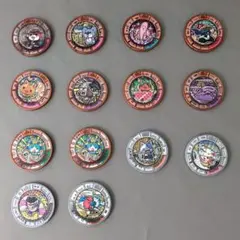 妖怪ウォッチ トレジャーメダル13種類セット（ブロンズ＆シルバー）