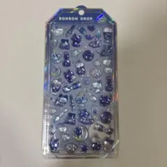 【正規品】ボンボンドロップシール 青色装飾シール
