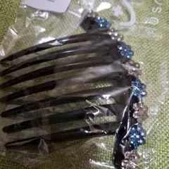 ブルー系　髪飾り