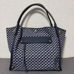 【極美品】ロベルタピエリ　バッグ　ネイビー系