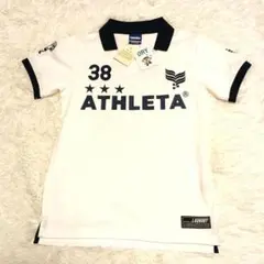 新品 アスレタ ATHLETA ランドリーコラボ ポロシャツ ホワイト SS