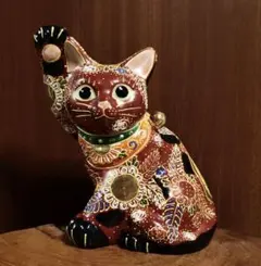 九谷焼 招き猫 三毛6号＆デブ4号 2点セット 新品箱付き - メルカリ