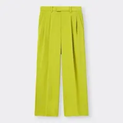 GUジーユー/ローウエストバギーパンツ グリーン S