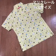 マリクレール♡大きいサイズ　クローバー柄ゴルフポロシャツのサムネイル