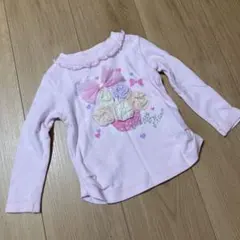 メゾピアノ トップス トレーナー　ロンT  薄手　80 90