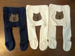 Baby gap くまさんタイツ 0-12m 3点セット