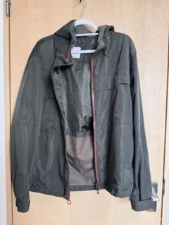 ZARA ナイロンジャケット L オリーブグリーン