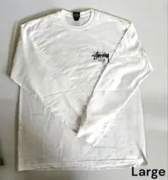 【パリ限定】Stussy ロングTシャツ 長袖 白 ホワイト レア
