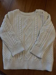 Baby GAP/ケーブルニット/白/18-24m