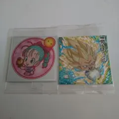 ドラゴンボール 超戦士シールウエハース超 超絶感謝の十周年レアシール2枚セット②