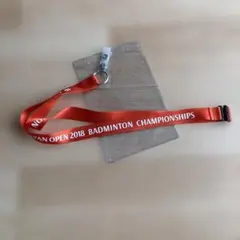 ダイハツ　YONEX Japan openのスタッフ　ネームホルダーバトミントン