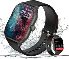 【2025年新登場】 スマートウォッチ iPhone/アンドロイド対応 IP68