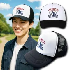 ☆サマーセール☆ メッシュ キャップ ストリート y2k バイク 帽子